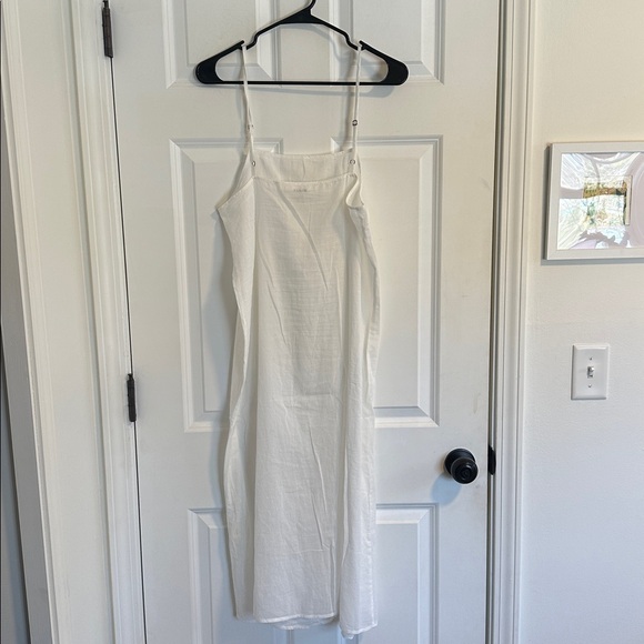 NWT THE GREAT Reverie Lace Trim Cotton Dress in White size M - Picture 16 of 16